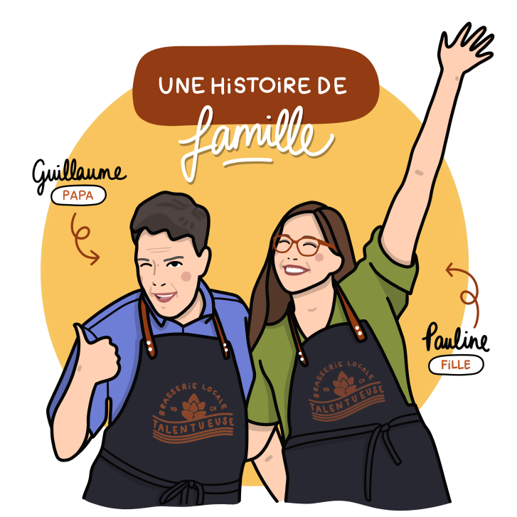 Pauline et Guillaume, une histoire de famille