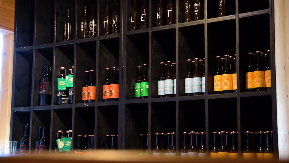 Installation de maltage à la brasserie